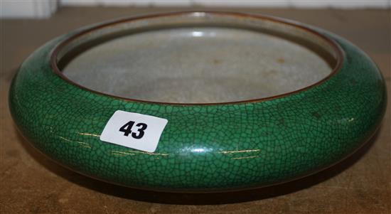 Chinese crackle ware bowl